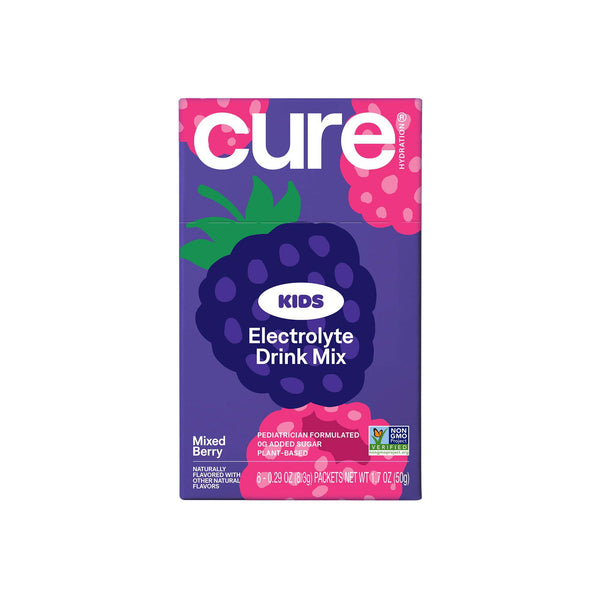 Cure® Oral Electrolyte Solution Mixed Berry Flavor 7.6 Gram Electrolyte (1256639_CS) 72/CS