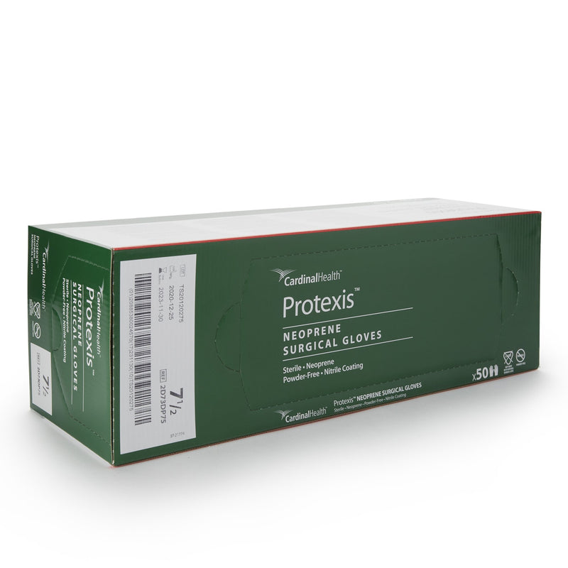 Protexis™ (formerly Duraprene™ Plus ) Surgical Glove Size 7.5 Sterile Polychloroprene Standard Cuff Length Smooth Ivory Chemo Tested (776961_BX) 50/BX