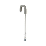 McKesson Round Handle Cane Aluminum 28-3/4 to 37-3/4 Inch Height Silver (1103359_CS) 6/CS