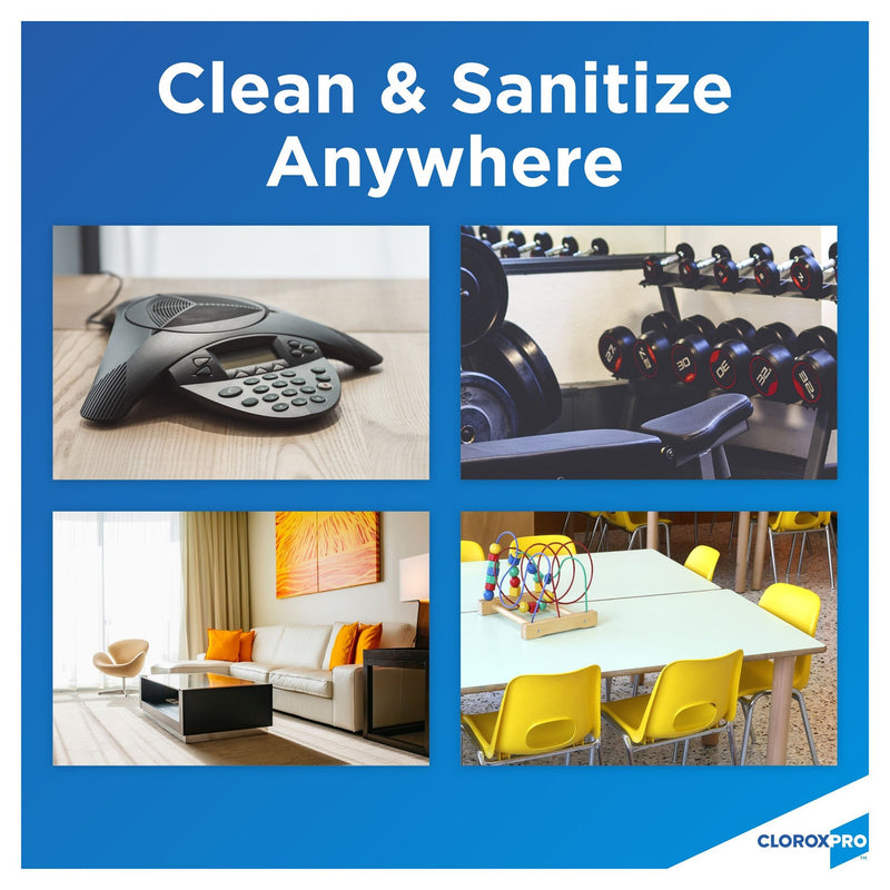 CloroxPro™ Clorox® 4 in One Surface Disinfectant / Sanitizer Alcohol Based Aerosol Spray Liquid 14 oz. Can Citrus Scent NonSterile (924558_BT) 1/BT