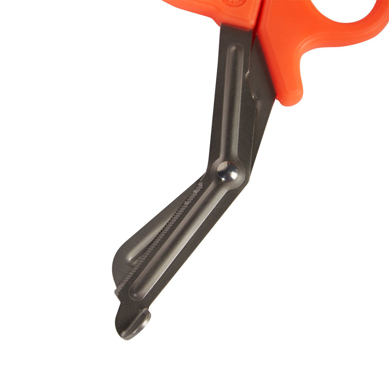 McKesson Medicut™ Trauma Shears Orange 7-1/4 Inch Length Medical Grade Stainless Steel NonSterile Finger Ring Handle Blunt Tip / Blunt Tip (1089414_EA) 1/EA