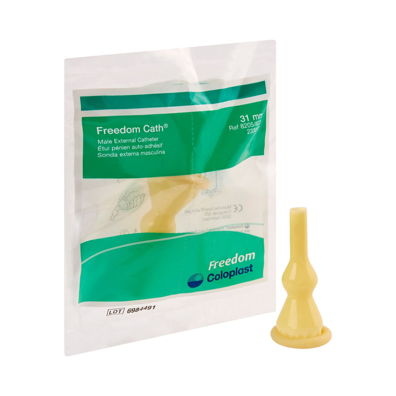 Freedom® Cath Male External Catheter Self-Adhesive Seal Latex Intermediate (327124_BX) 100/BX