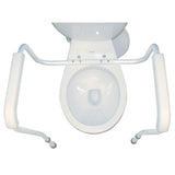 drive™ Toilet Safety Rail White / Gray Aluminum (625739_EA) 1/EA