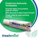 freshmint® Toothpaste Fresh Mint Flavor 0.6 oz. Tube (880996_BX) 144/BX