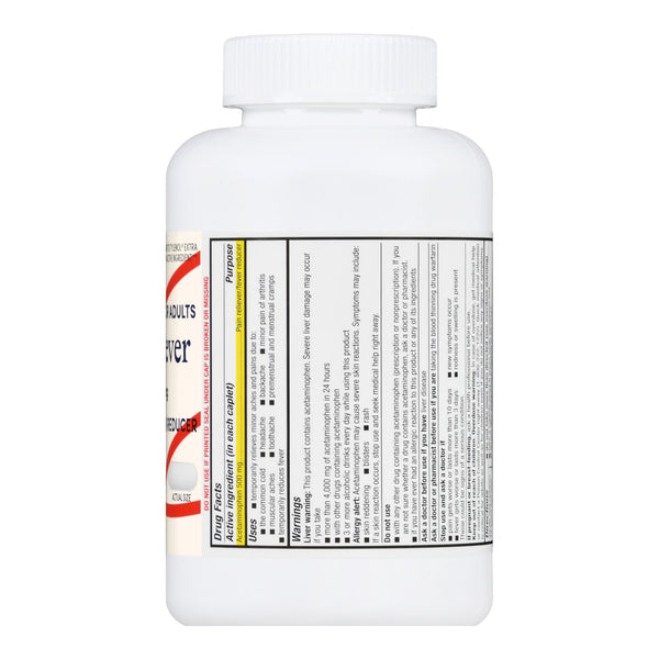 Foster & Thrive™ Pain Relief 500 mg Strength Acetaminophen Caplet 500 per Bottle (1238957_BT) 1/BT