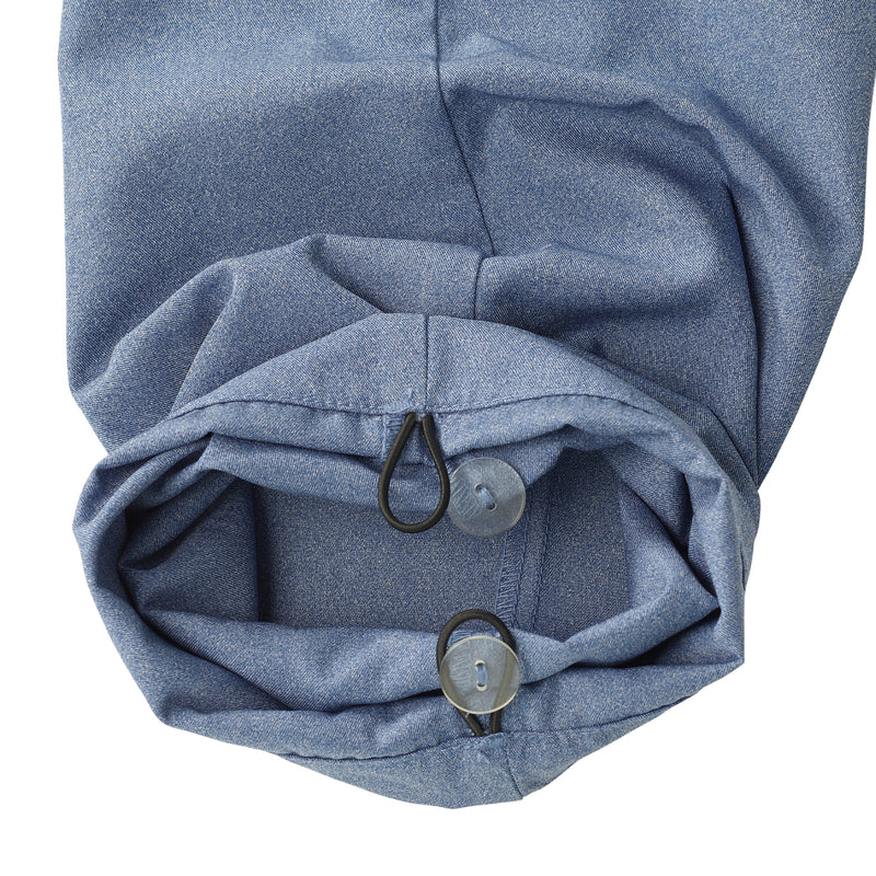 Silverts® Adaptive Pants Open Back Small Heather Chambray Blue Female (1227142_EA) 1/EA
