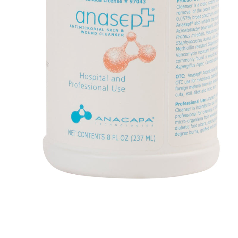 Anasept® Wound Cleanser 8 oz. Pump Bottle NonSterile Antimicrobial (738857_CS) 12/CS