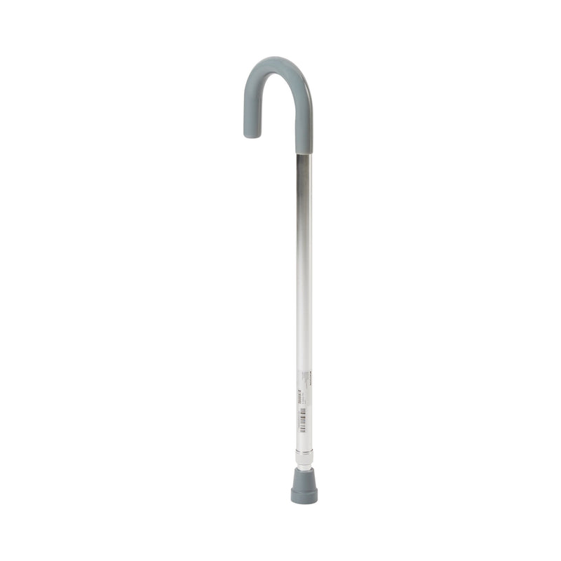 McKesson Round Handle Cane Aluminum 29-3/4 to 38-3/4 Inch Height Chrome (1065221_CS) 6/CS