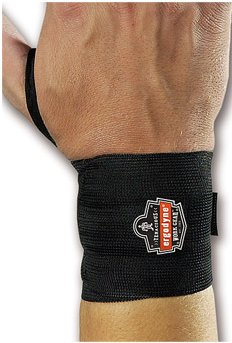 ProFlex® 420 Wrist Support with Thumb Loop Wraparound / Wristlet Elastic Left or Right Wrist Black Large / X-Large (724791_PK) 6/PK