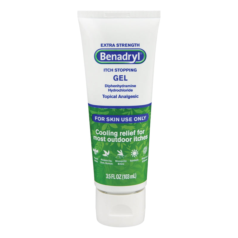 Benadryl® Itch Relief 2% Strength Gel 4 oz. Tube (895331_EA) 1/EA