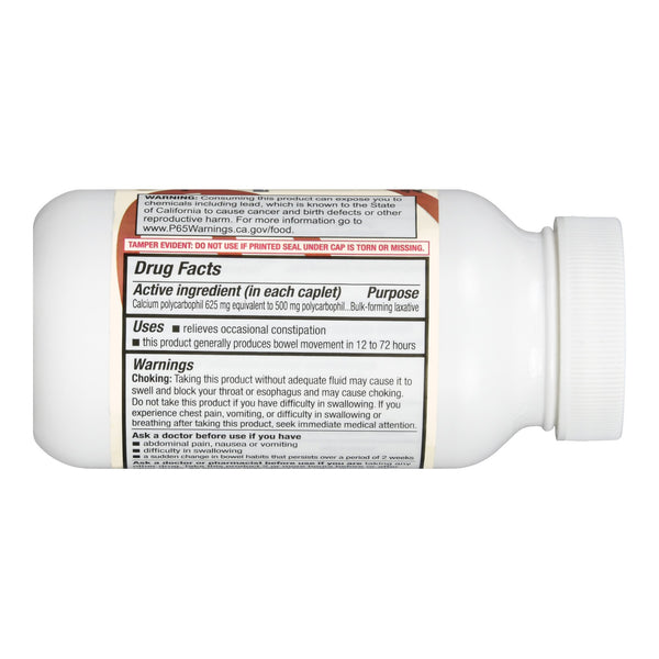 Foster & Thrive™ Laxative Unflavored Caplet 90 per Bottle 625 mg Strength Calcium Polycarbophil (1235093_BT) 1/BT
