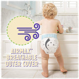 Cuties® Complete Care Unisex Baby Diaper Size 1 Disposable Heavy Absorbency (1206479_CS) 200/CS