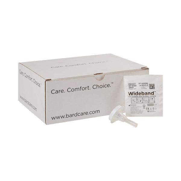 Wide Band® Male External Catheter Self-Adhesive Band Silicone Medium (617691_BX) 30/BX