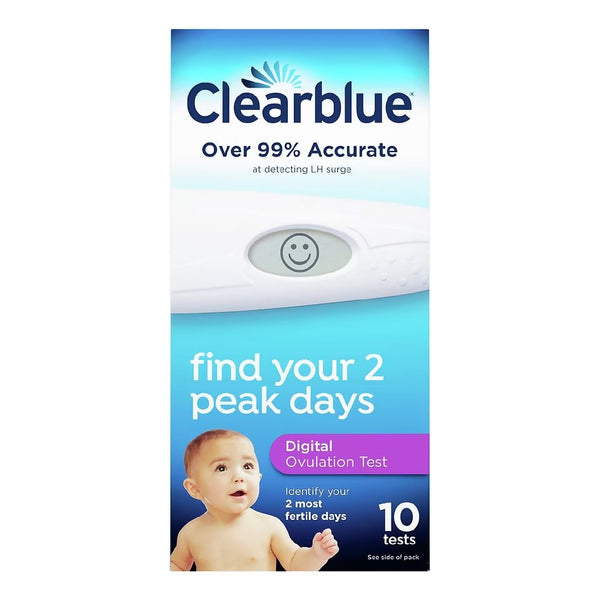 Clearblue® Reproductive Health Test Kit Digital Ovulation Test 10 Tests CLIA Waived (995171_EA) 1/EA