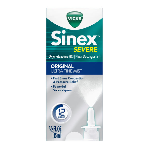 Vicks® Sinex™ Severe Nasal Decongestant 0.05% Nasal Spray 0.5 oz. (1229266_EA) 1/EA
