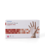 McKesson Confiderm® Exam Glove Small NonSterile Vinyl Standard Cuff Length Smooth Clear Not Rated (871022_BX) 50/BX