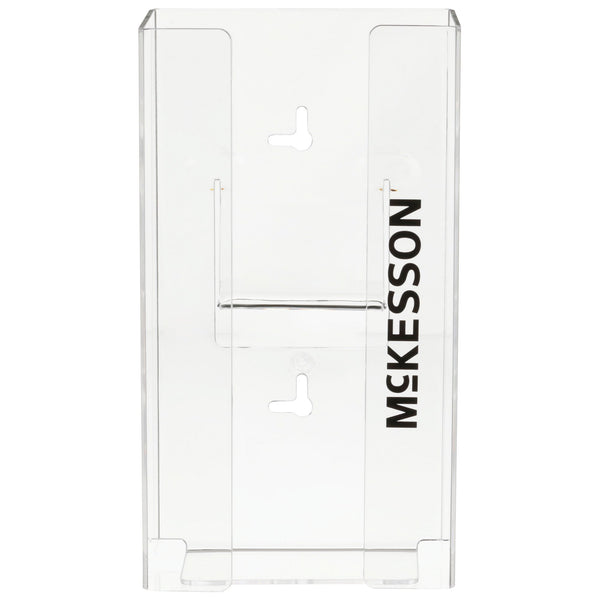 McKesson Glove Box Holder Horizontal or Vertical Mounted 1-Box Capacity Clear 4 X 5-1/2 X 10 Inch Plastic (464711_CS) 10/CS