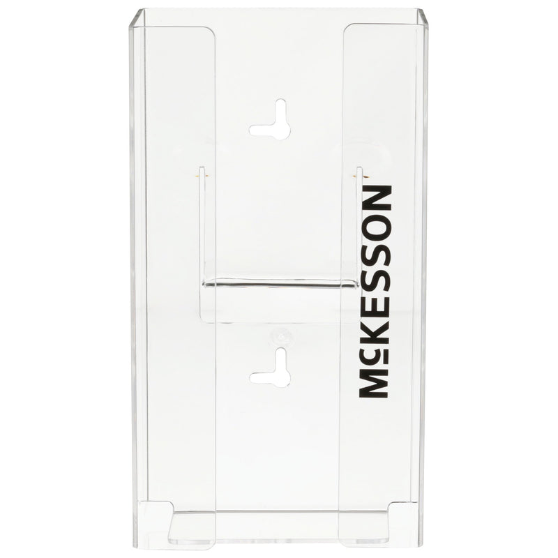 McKesson Glove Box Holder Horizontal or Vertical Mounted 1-Box Capacity Clear 4 X 5-1/2 X 10 Inch Plastic (464711_CS) 10/CS