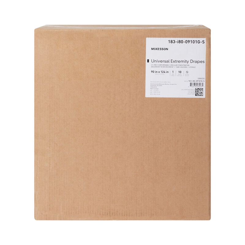 McKesson Orthopedic Drape Universal Extremity Drape 90 W X 124 L Inch Sterile (1101269_PK) 1/PK
