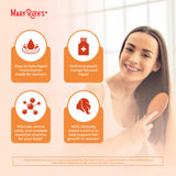 Mary Ruth's® Liquid Morning Multivitamin + Hair Growth Multivitamin Supplement Vitamin A / C / D / E 1,010 mcg - 90 mg - 20 mcg - 18 mg Strength Liquid 30 oz. Peach Mango Flavor (1271759_EA) 1/EA