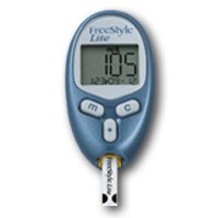 FreeStyle® Lite Blood Glucose Meter 5 Second Results Stores up to 400 Results No Coding Required (651919_KT) 1/KT