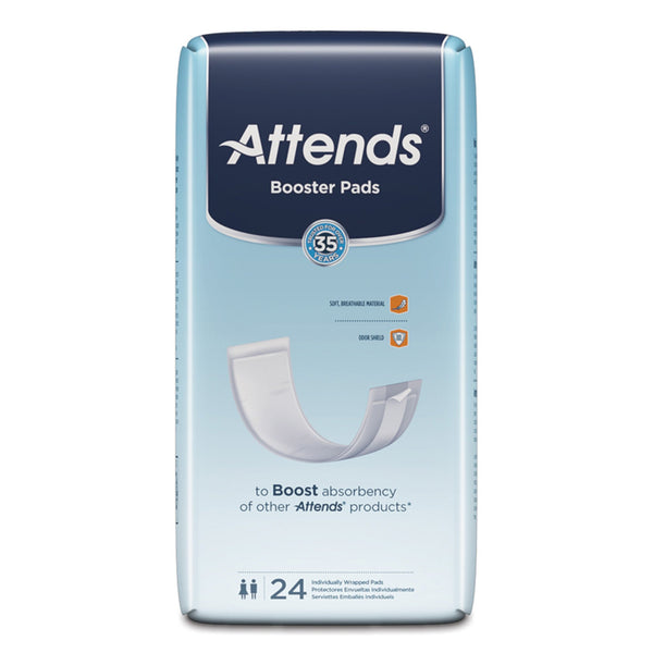 Attends® Booster Pad 3-1/2 X 11 Inch Light Absorbency Polymer Core One Size Fits Most (496076_BG) 1/BG