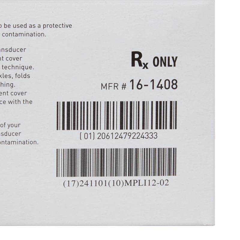 McKesson Ultrasound Probe Cover 1-2/5 X 7-1/2 Inch Latex NonSterile Rolled (1087740_BX) 100/BX