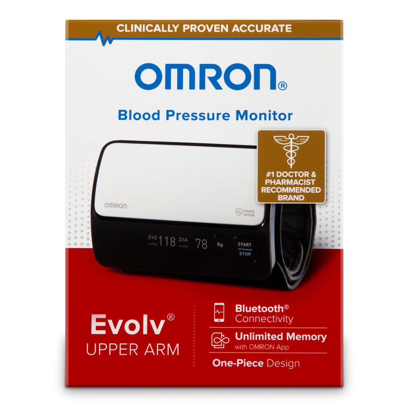 Evolv® Home Automatic Digital Blood Pressure Monitor Wide Range Cloth Fabric Cuff 23 - 43 cm Mobile (1155764_EA) 1/EA