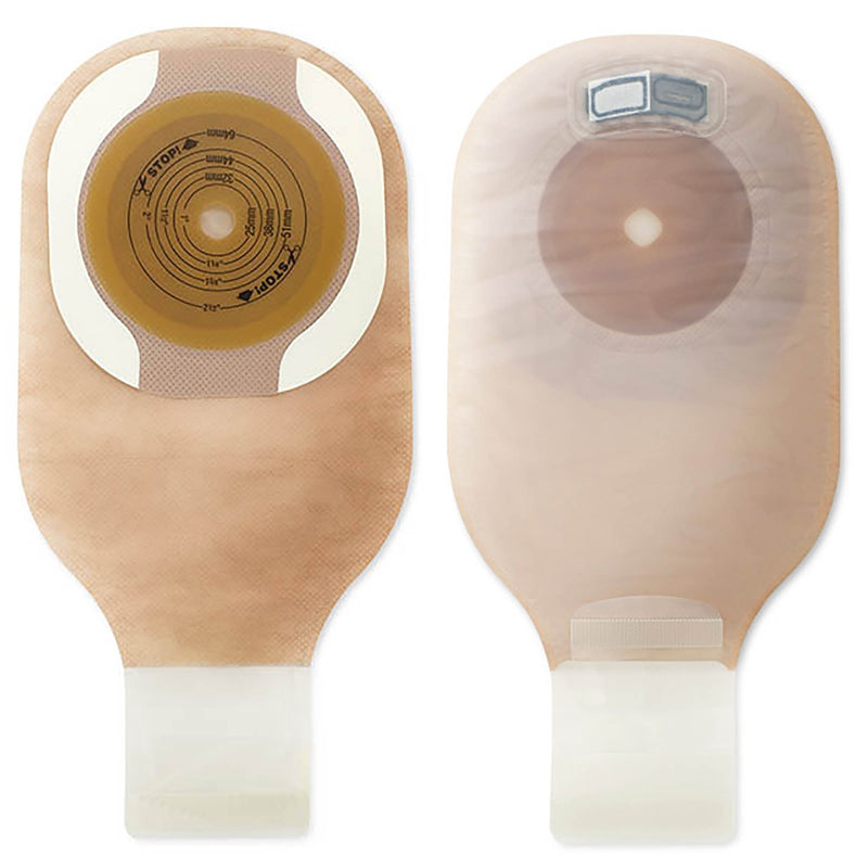 Premier™ Ostomy Pouch One-Piece System 12 Inch Length Flat, Trim to Fit Up to 2-1/2 Inch Stoma Drainable (1018533_BX) 10/BX