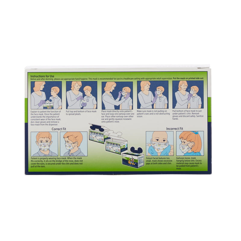 Halyard Procedure Mask Not Rated Earloops Child Size (786030_CS) 750/CS