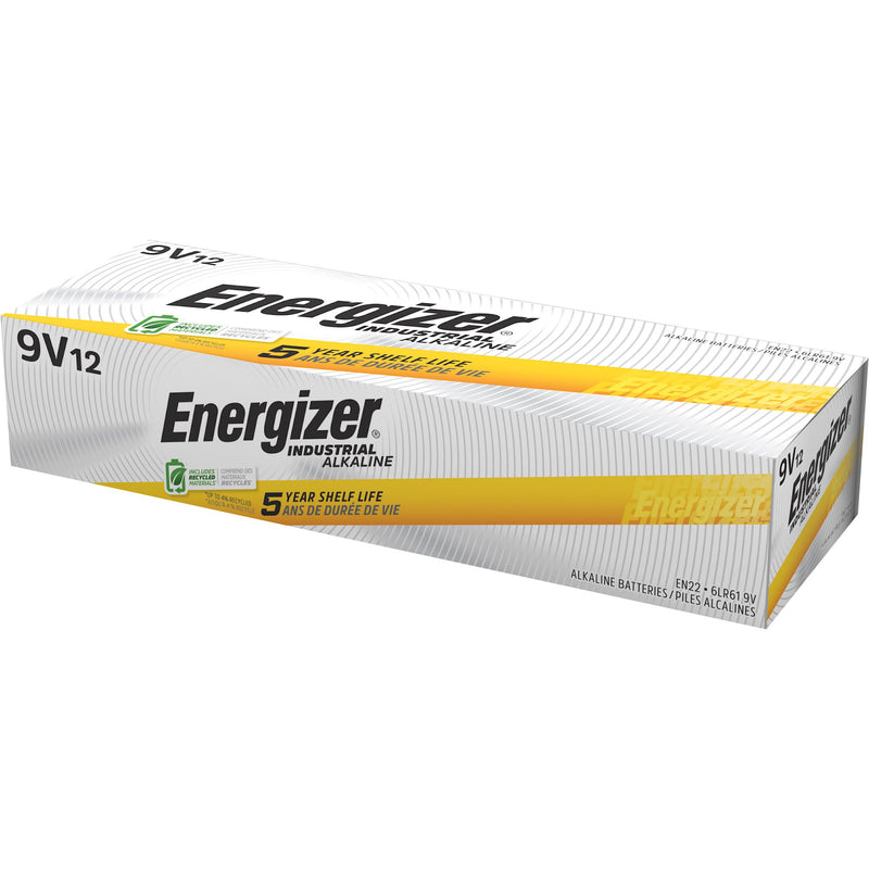 Energizer® Alkaline Battery 9V Cell 9V Disposable (258468_CS) 72/CS