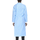 Halyard Basics Non-Reinforced Surgical Gown with Towel Large Blue Sterile Disposable (654134_EA) 1/EA
