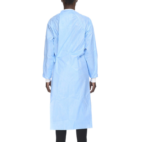 Halyard Basics Non-Reinforced Surgical Gown with Towel Large Blue Sterile Disposable (654134_EA) 1/EA