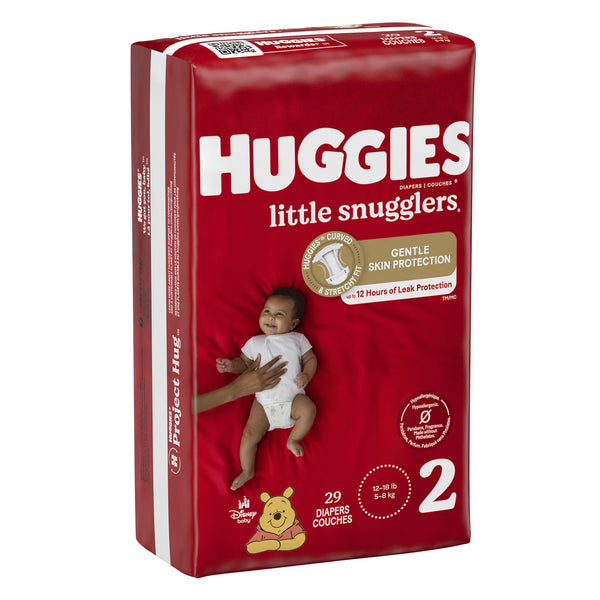 Huggies® Little Snugglers Unisex Baby Diaper Size 2 Disposable Heavy Absorbency (1128673_PK) 29/PK