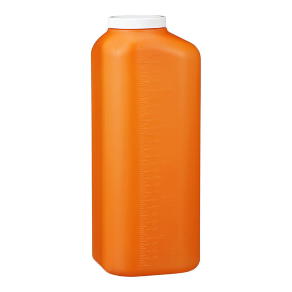 McKesson 24 Hour Urine Specimen Collection Container 3,000 mL (101 oz.) Screw Cap Unprinted NonSterile (487964_CS) 40/CS