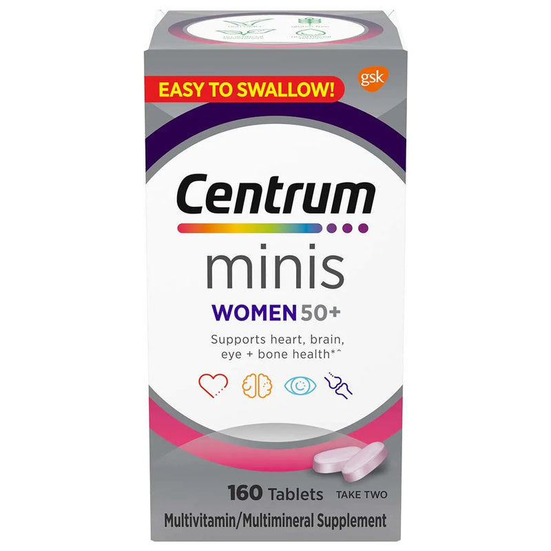 Centrum® Women 50+ Multivitamin Supplement Tablet 160 per Bottle (1230551_BT) 1/BT