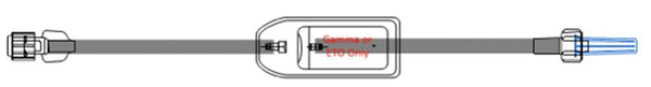 ICU IV Extension Set Macro Bore 8 Inch Tubing With Filter Sterile (1136502_CS) 50/CS