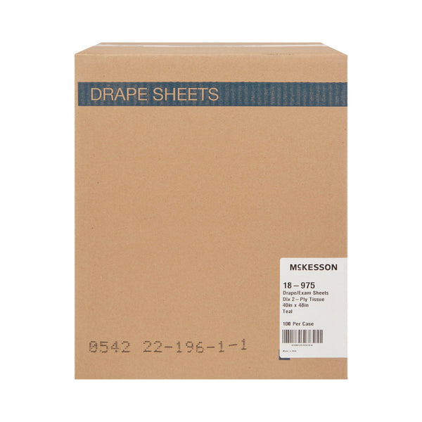 McKesson General Purpose Drape Physical Exam Drape 40 W X 48 L Inch NonSterile (224224_CS) 100/CS