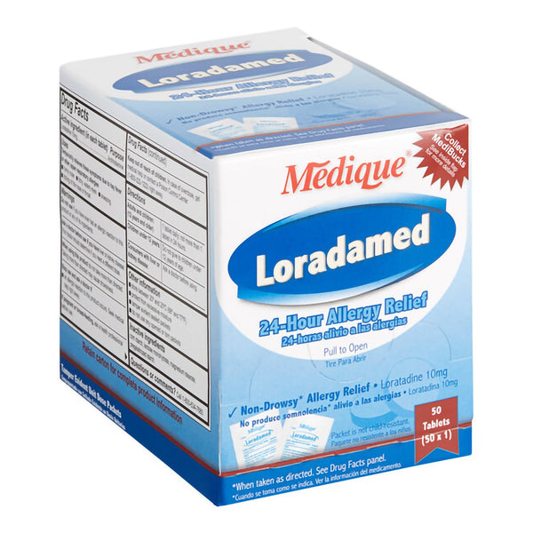 Loradamed Allergy Relief 10 mg Strength Tablet 1 per Box (524409_BX) 50/BX