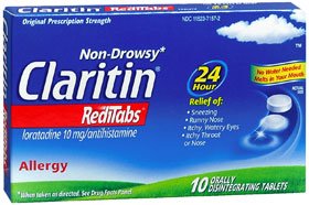 Claritin® Redi Tabs® Allergy Relief 10 mg Strength Tablet 10 per Box (727307_PK) 10/PK