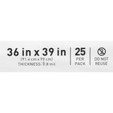 McKesson Hot Water Soluble Laundry Hamper Bag 40 to 45 gal. 36 X 39 Inch Disposable (1147892_PK) 25/PK