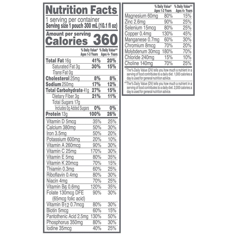 Compleat® Pediatric Organic Blends Pediatric Oral Supplement Chicken-Garden Flavor 10.1 oz. Pouch Liquid Organic Food Allergies (1092421_EA) 1/EA