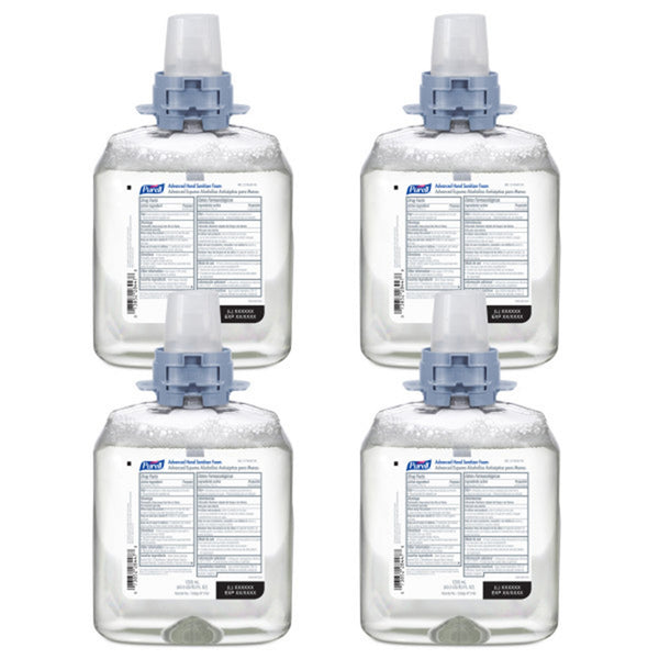 Purell® Advanced Hand Sanitizer 1,200 mL Ethyl Alcohol Foaming Dispenser Refill Bottle (1165682_CS) 4/CS