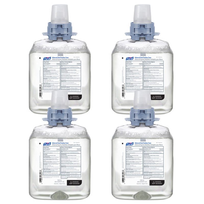 Purell® Advanced Hand Sanitizer 1,200 mL Ethyl Alcohol Foaming Dispenser Refill Bottle (1165682_CS) 4/CS