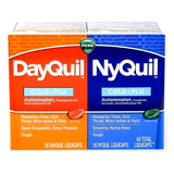 DayQuil® Nyquil® Combo Pack Cold and Cough Relief 325 mg - 10 mg - 5 mg Strength and 325 mg - 15 mg - 6.25 mg Strength Gelcap 48 per Box (829814_CT) 48/CT