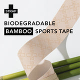 Strap Athletic Tape Natural 1.97 Inch X 5-1/2 Yard Bamboo Fiber NonSterile (1219456_TU) 1/TU