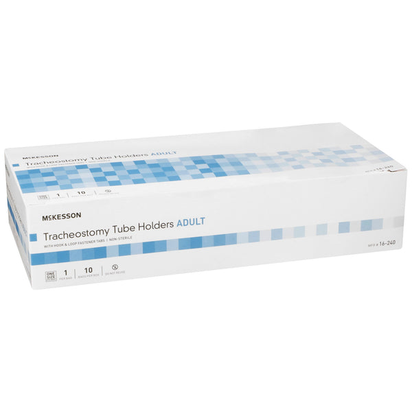 McKesson Tracheostomy Tube Holder 1 X 16-3/4 Inch Adult (512425_BX) 10/BX