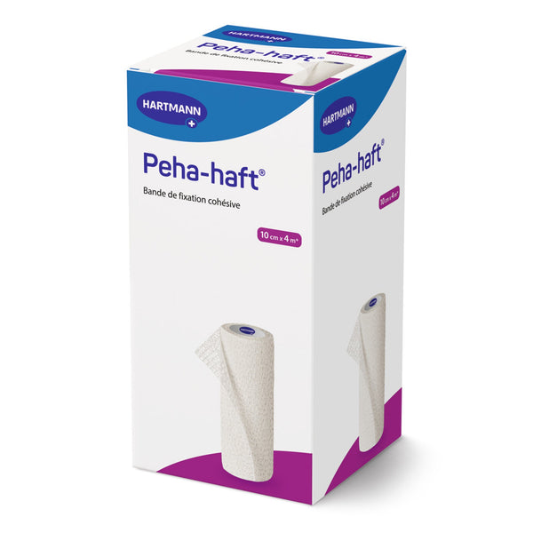 Peha-haft® Absorbent Cohesive Bandage 4 Inch X 4-1/2 Yard Self-Adherent Closure White NonSterile Standard Compression (1062750_EA) 1/EA