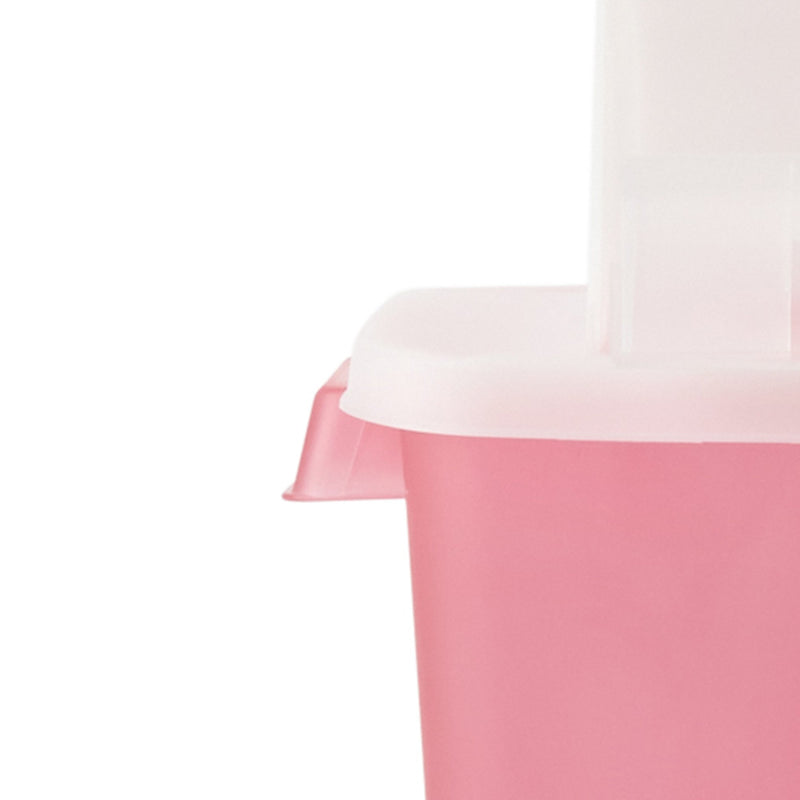 SharpStar™ In-Room™ Sharps Container Translucent Red Base 16-1/2 H X 13-3/4 W X 6 D Inch Horizontal Entry 3 Gallon (276646_CS) 10/CS