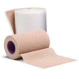 3M™ Coban™ 2 2 Layer Compression Bandage System 4 Inch X 3-4/5 Yard / 4 Inch X 6-3/10 Yard Self-Adherent / Pull On Closure Tan / White NonSterile 35 to 40 mmHg (993482_CS) 8/CS
